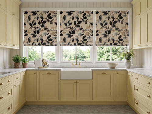Bohemian Cordless Custom Roman Shades