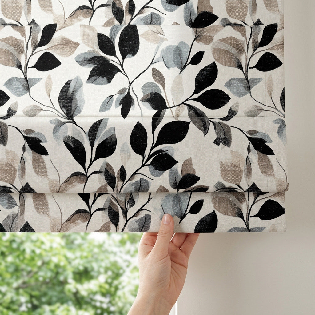 Bohemian Cordless Custom Roman Shades