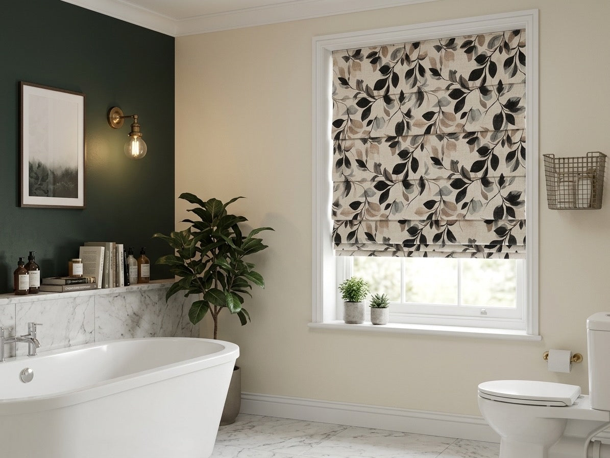 Bohemian Cordless Custom Roman Shades