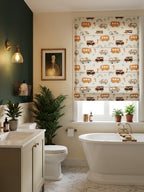 Cute Cordless Custom Roman Shades