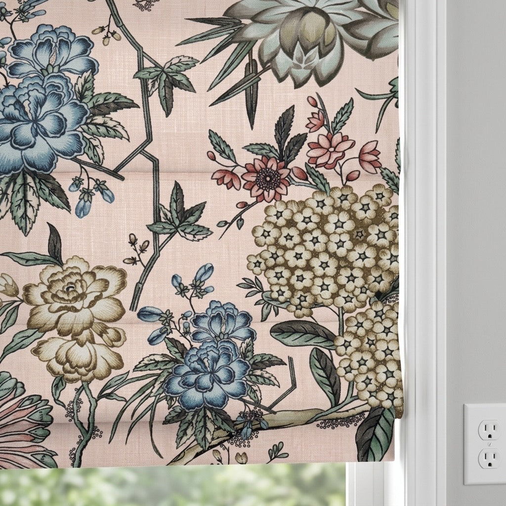 Vintage Cordless Custom Roman Shades