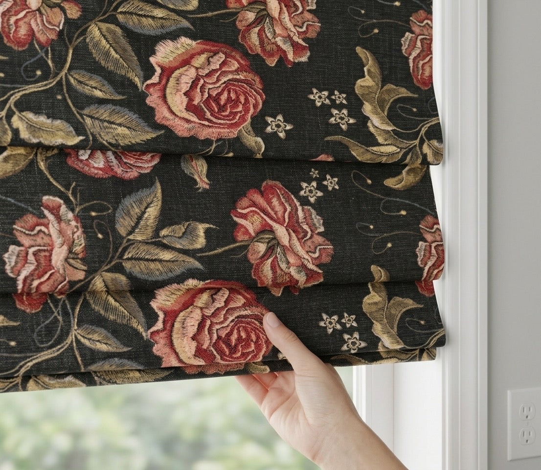 Vintage Cordless Custom Roman Shades
