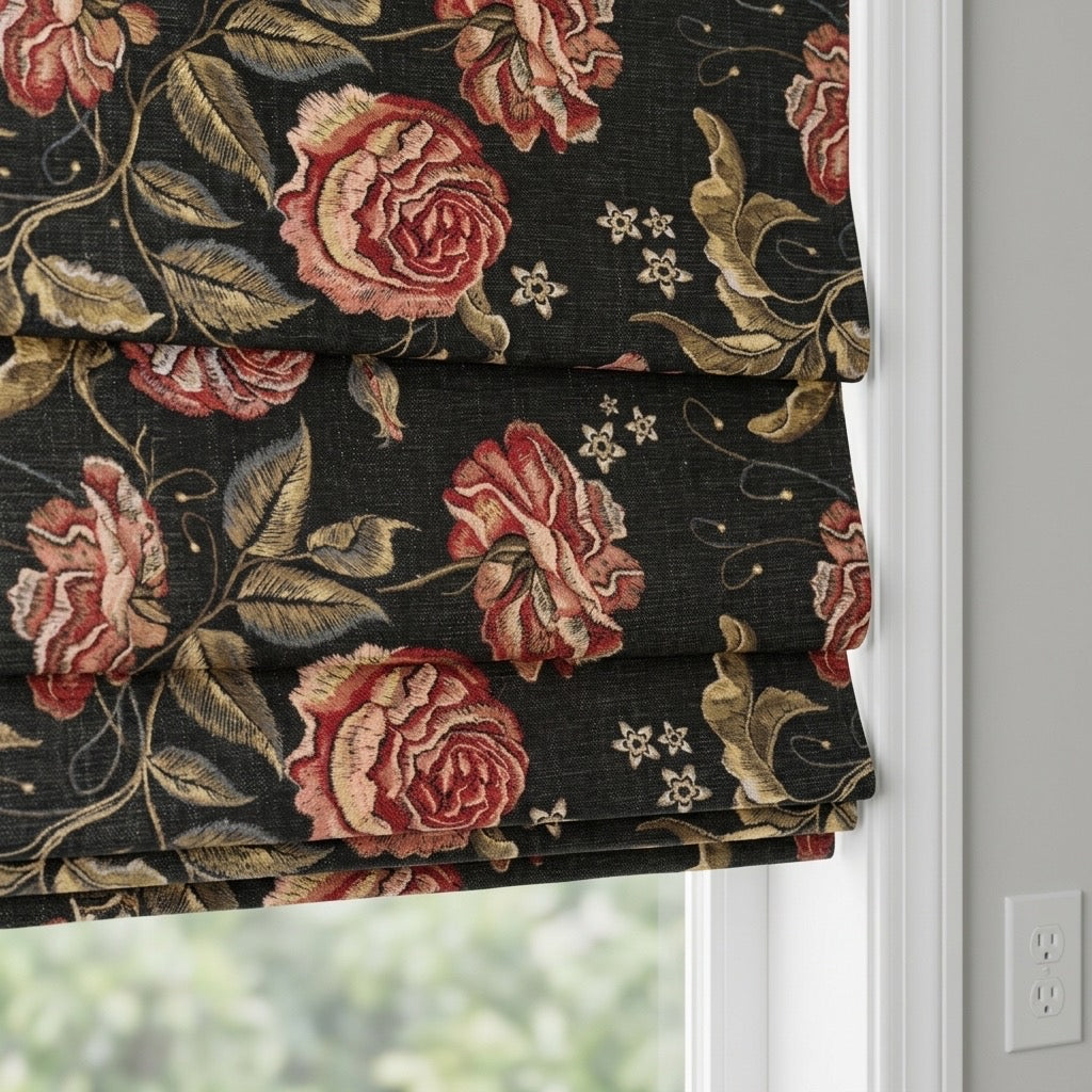 Vintage Cordless Custom Roman Shades
