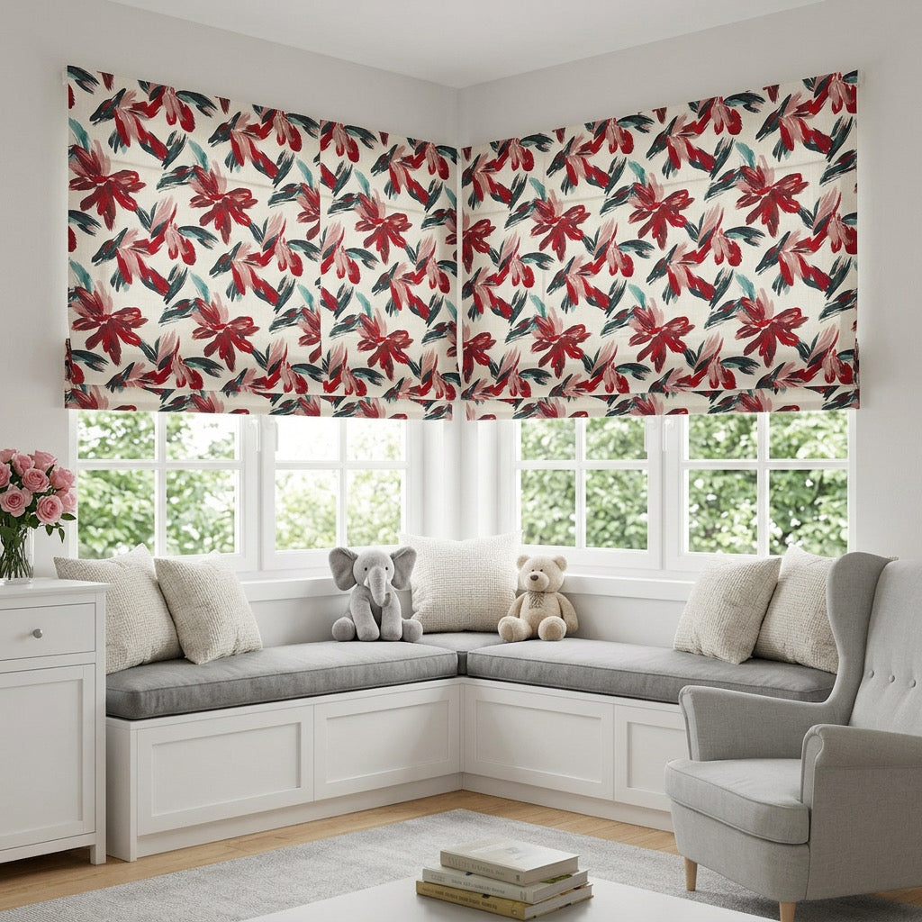 Vintage Cordless Custom Roman Shades