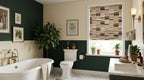 Grid Cordless Custom Roman Shades