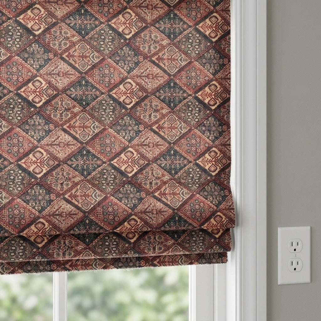 Vintage Cordless Custom Roman Shades