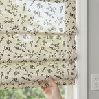 Cute Cordless Custom Roman Shades