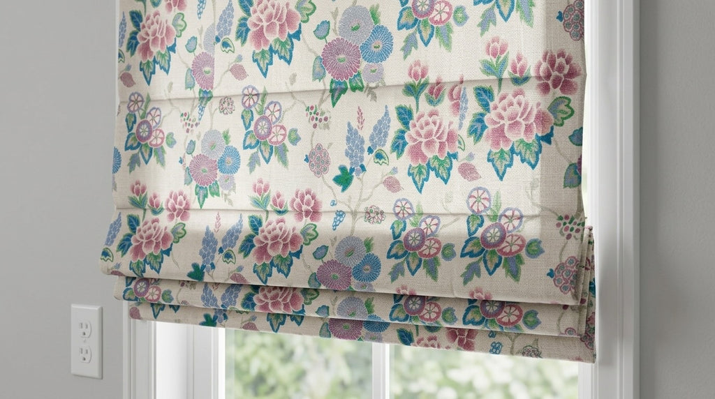 Bohemian Cordless Custom Roman Shades
