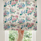 Bohemian Cordless Custom Roman Shades
